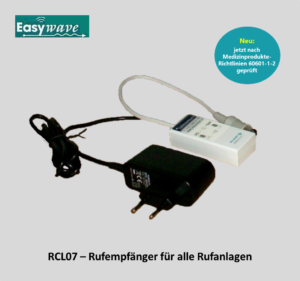 Eldat RCL07-B0x Easywave Rufempfänger für (Schwestern-) Rufanlagen