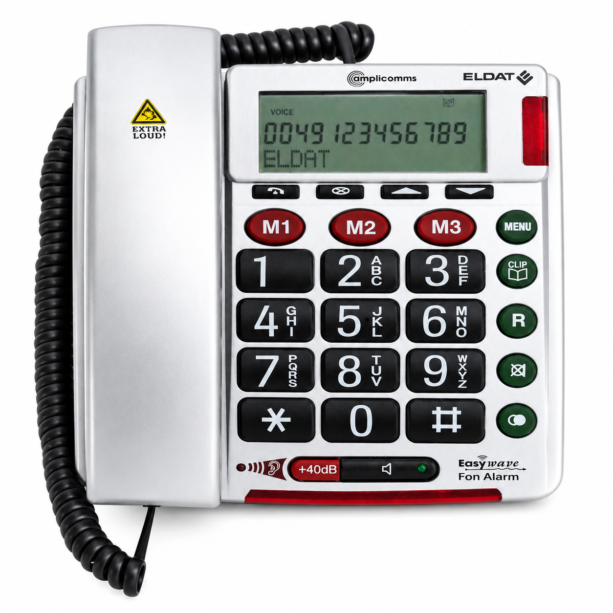 ELDAT Easywave Fon Alarm APF02 mit Notruf-Armband