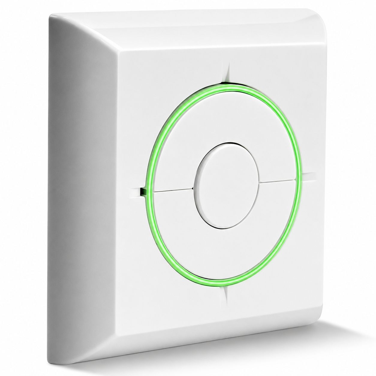HELPLINE-EASYKEY -Taster mit Rahmen Farbe Weiß