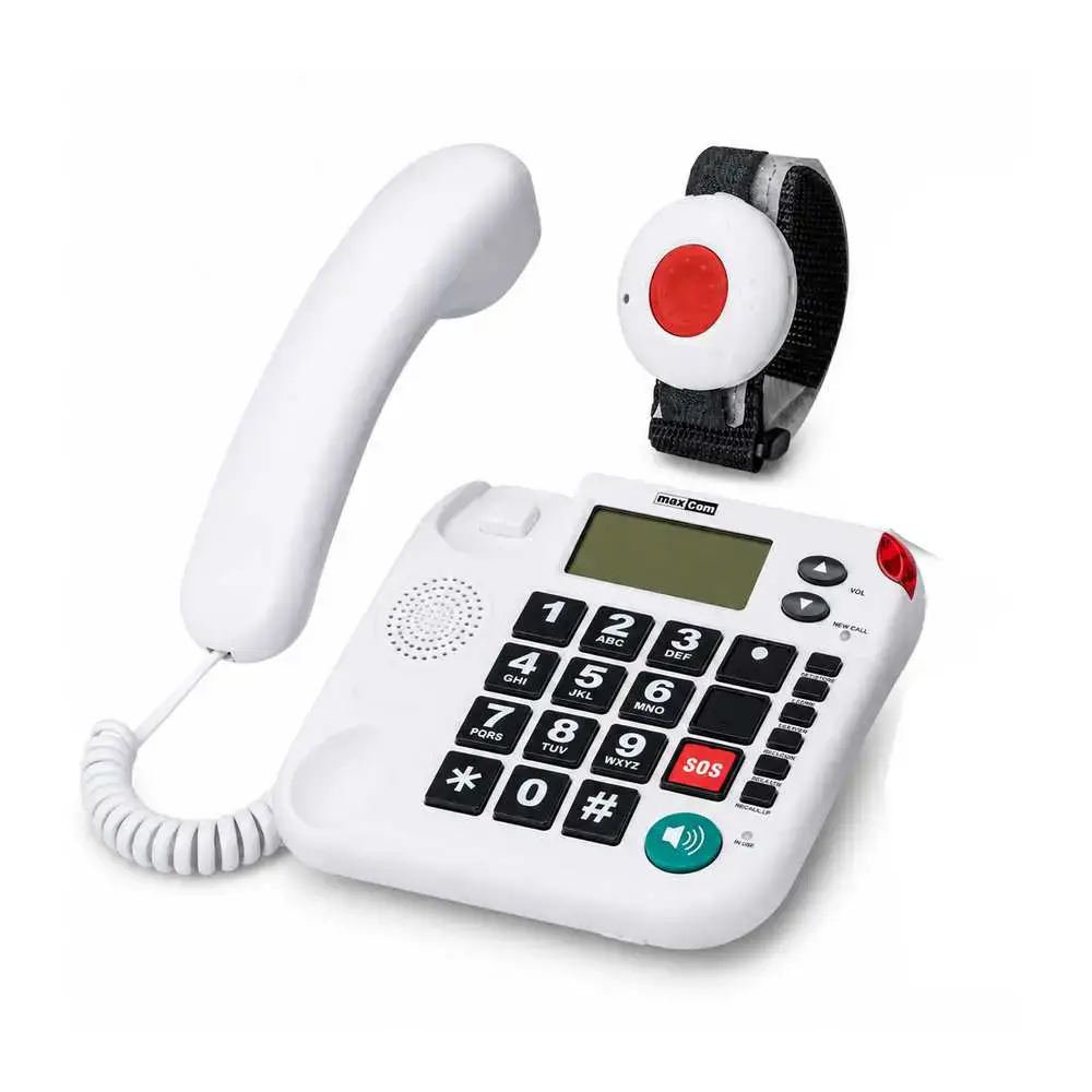 MAXCOM KXT SOS 481 Seniorentelefon-Set – inkl. Funk-Armbandsender