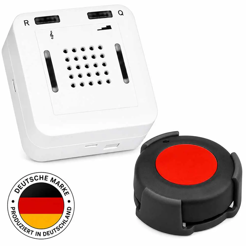 ELDAT Hausnotruf-Set RS16 mit Tastsender und Quittierung