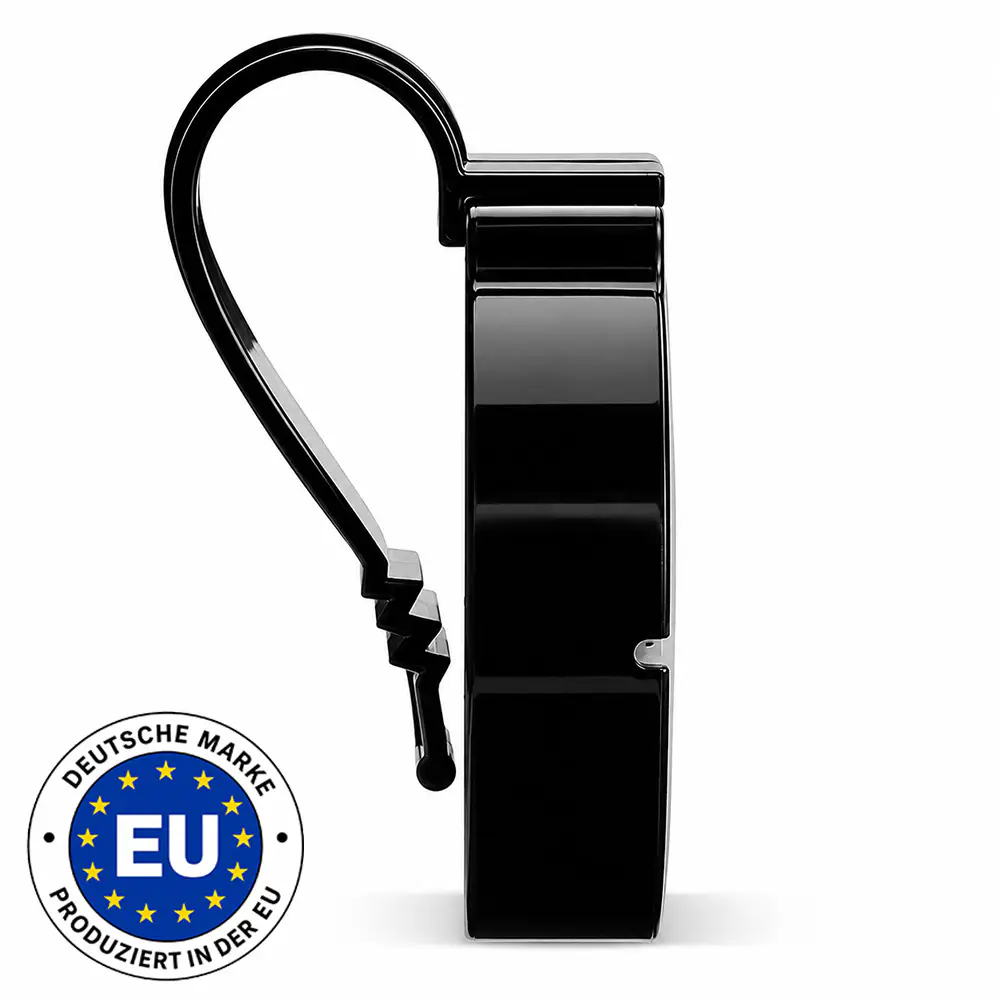 HELPLINE-EASYKEY -Mobiler Sender Farbe Schwarz Seitenansicht