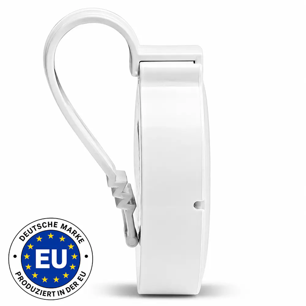 HELPLINE-EASYKEY -Mobiler Sender Farbe Weiß Seitenansicht
