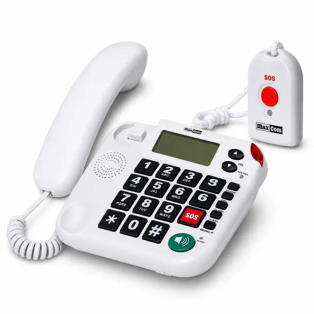 MAXCOM KXT SOS 481 Seniorentelefon-Set – inkl. Umhängesender