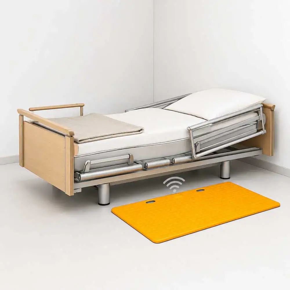 CAREMAT® Sensor-Trittmatte -Profi-Lösung für Haus & Pflegeheime vor dem Bett