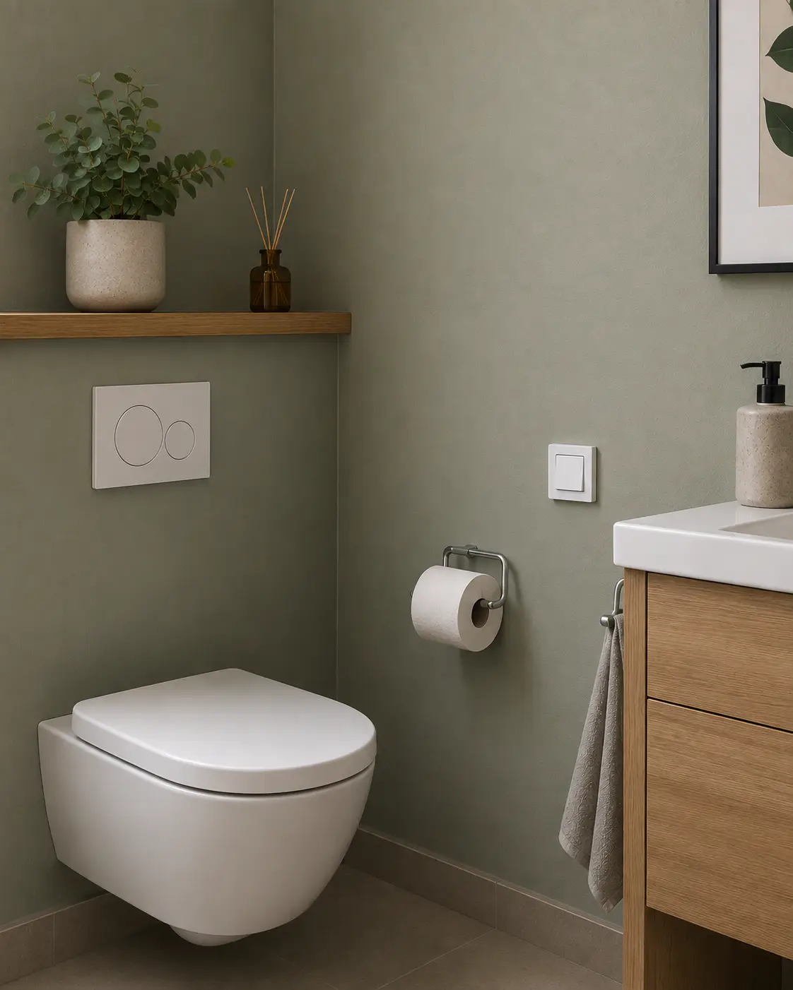 ELDAT Easywave Sensor-Wandtaster RTS25 Montagebeispiel