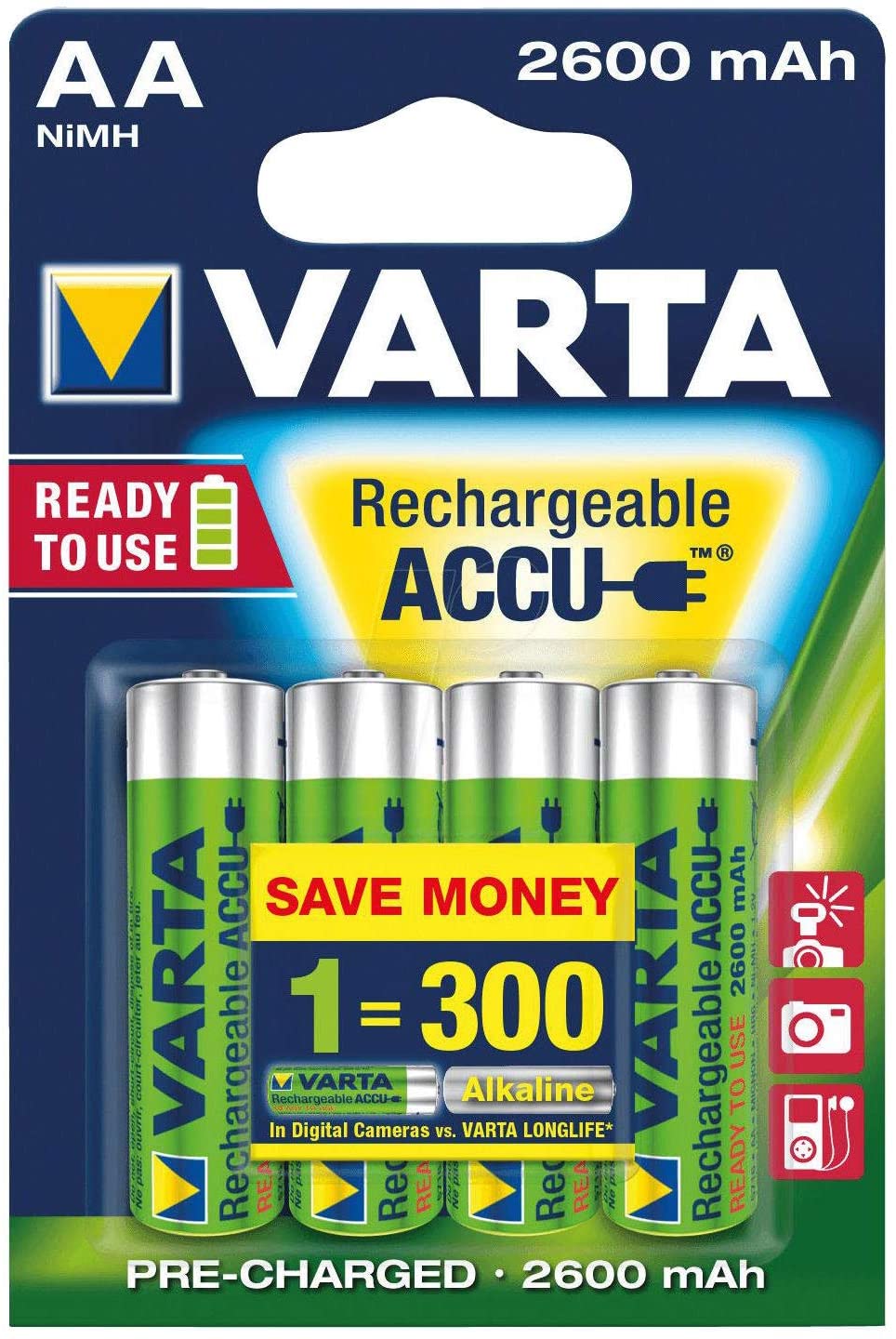 VARTA Premium Akku- und Ladeset für HelpLine Mini 